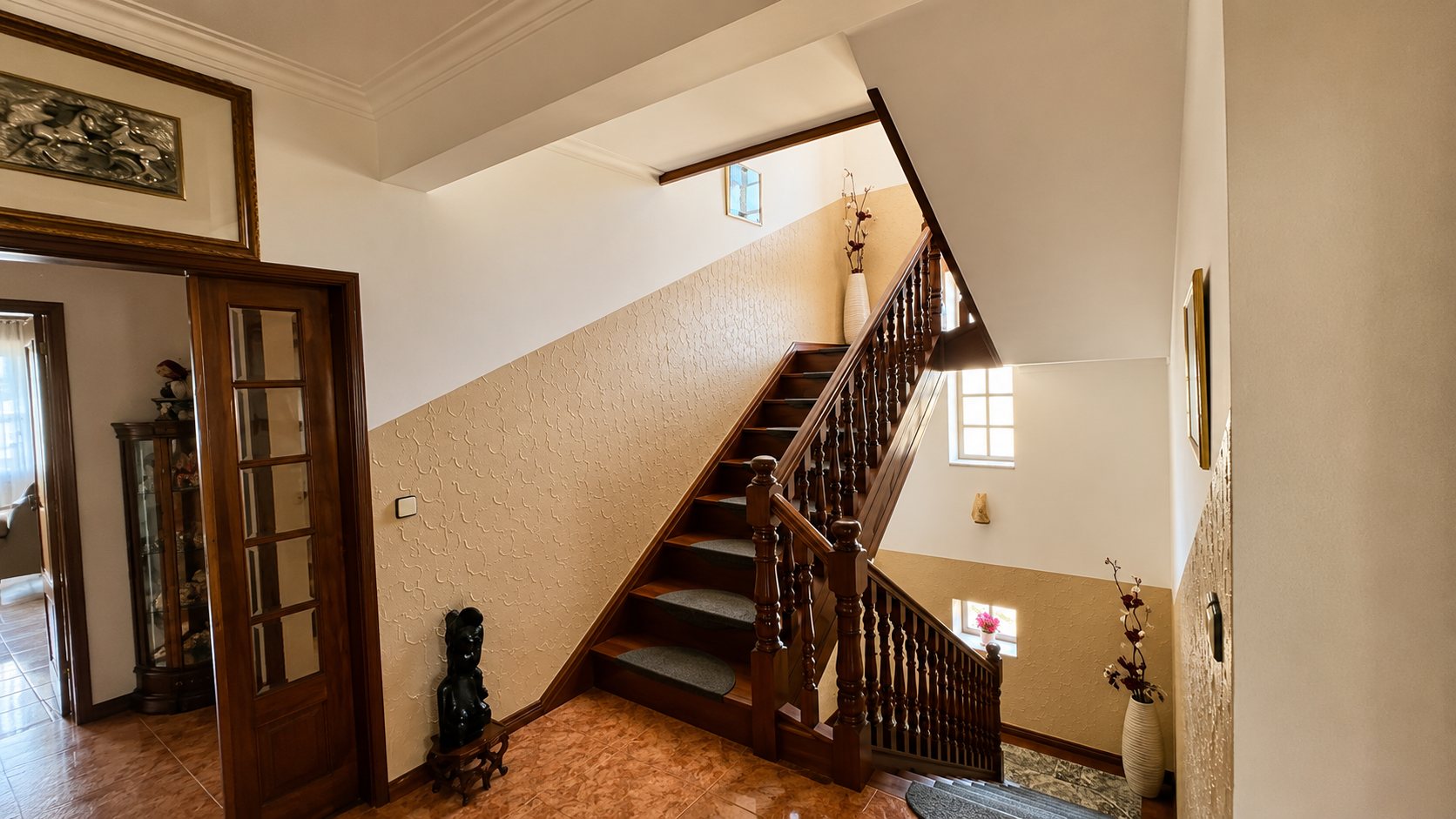 Entrance and stairs at CM135 villa