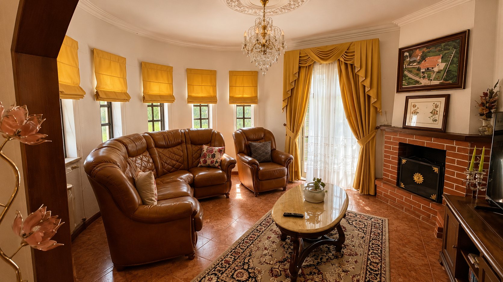 Living room at CM135 villa