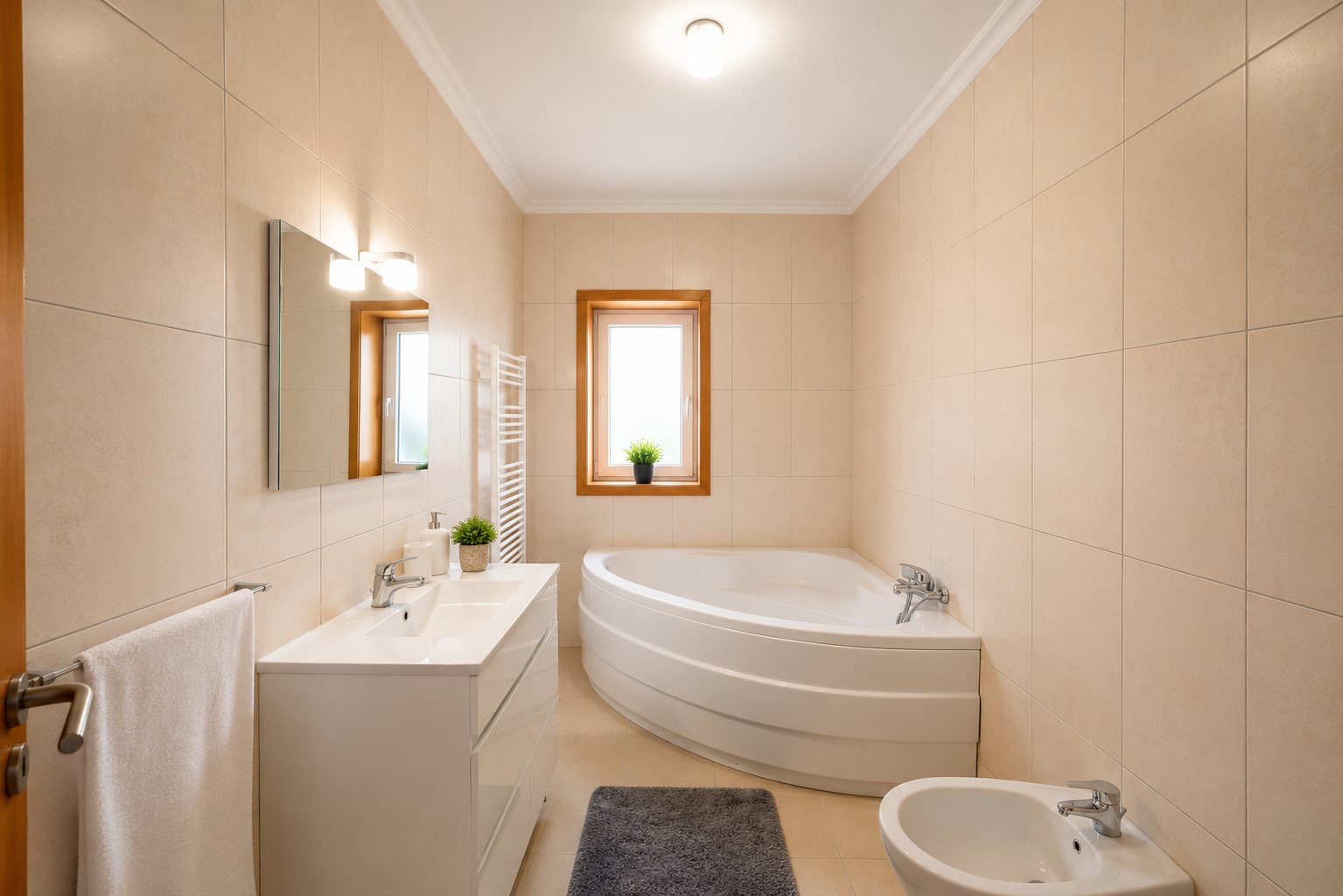 Bathroom with bathtub at CM87