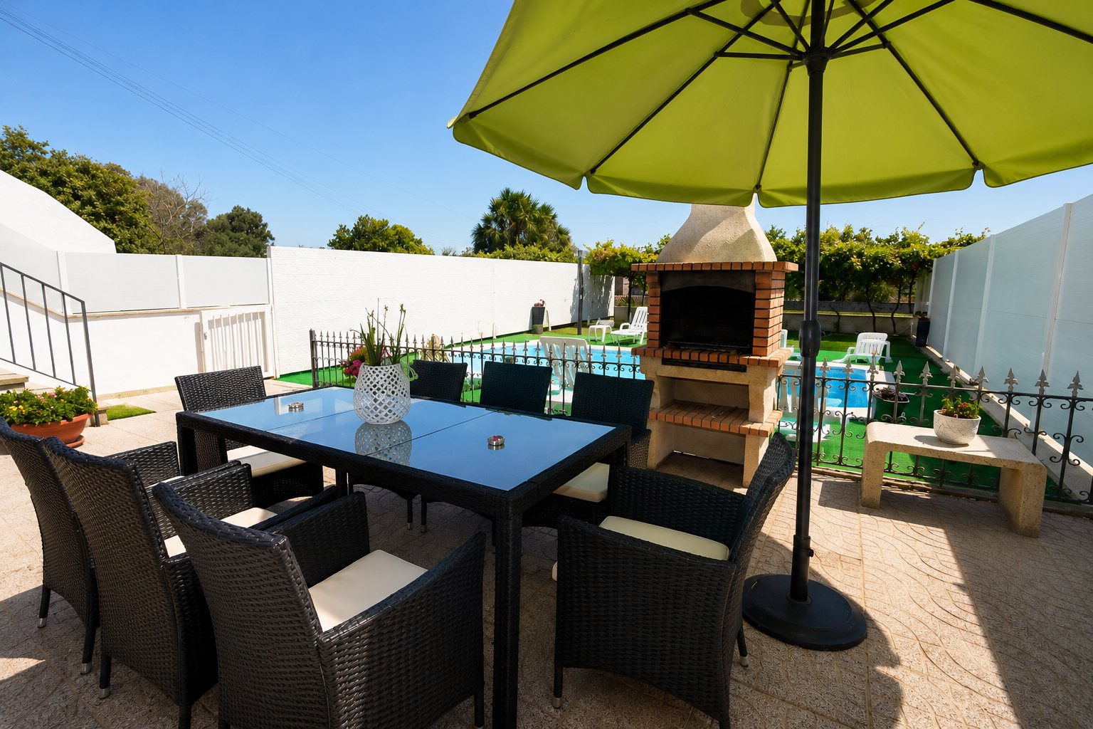 Barbecue terrace at CM89