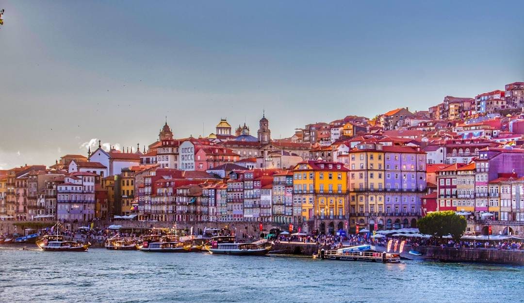 Porto with the Douro and Ribeira